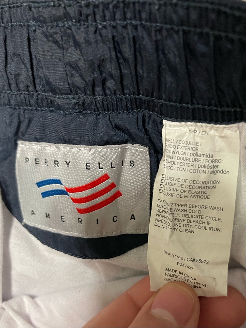 America Perry Ellis Embroidered Windbreaker Sweatpants - Picture 5 of 8